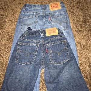 Boys Levi cinch waist. Two pairs